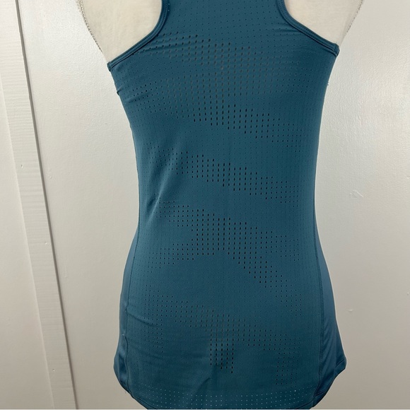 Nike Pro Hypercool womens athletic racer back blue tank top size M - Picture 9 of 12